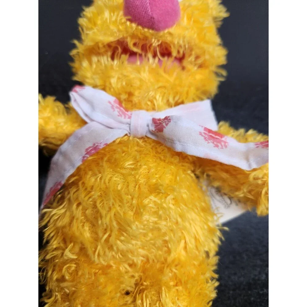 Walt Disney The Muppets Vintage Fozzie Bear Plush‎ With Hat & Bowtie